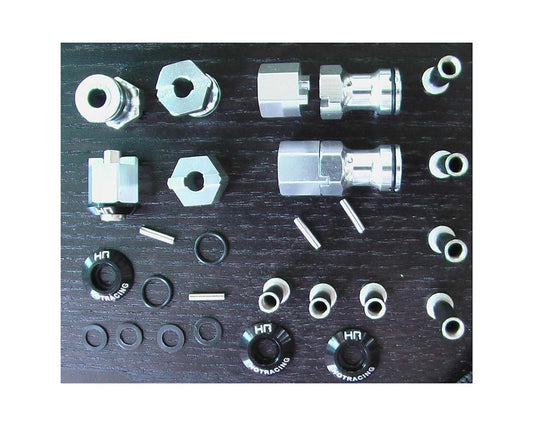 Hot Racing Aluminum Wide Hex Hub Kit 30 to 50mm (HRAWK10W01)