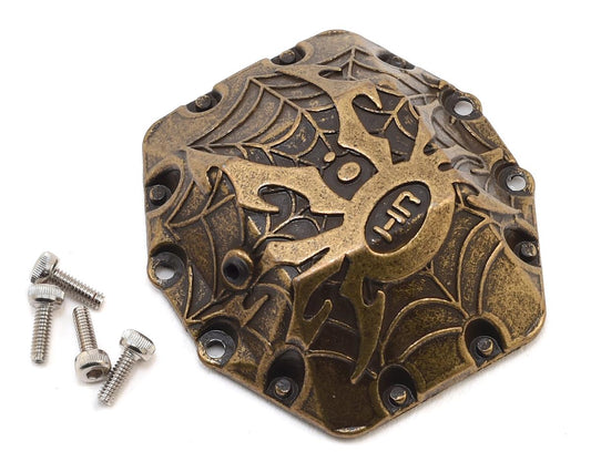 Hot Racing Spider AR60 Axle Diff Cover Antique Gold Wrai (HRAWRA12CP14)
