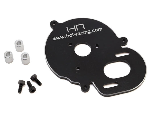 Hot Racing Axial Wraith Super Size Heat Sink Motor Plate (Black) (HRAWRA18X01)