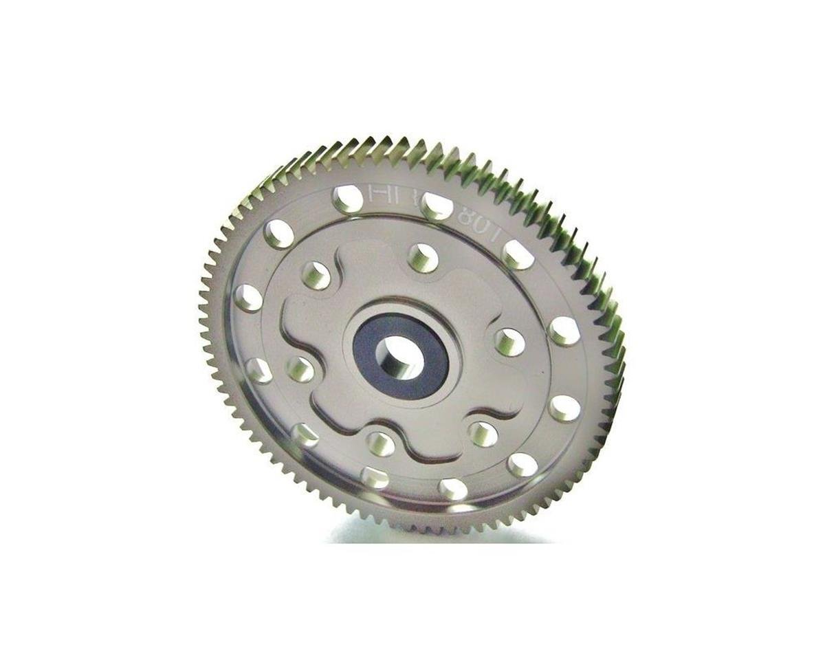 Hot Racing Hard Anodized Aluminum Spur Gear 80T (HRAWRA880H)