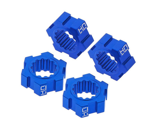 Hot Racing Aluminum 24mm Hex Hub for Traxxas X-Maxx (Blue) (HRAXMX1006)