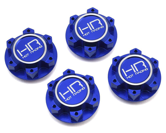 Hot Racing Aluminum Serrated 25mm Hex Wheel Nuts for Traxxas X-Maxx (HRAXMX10N06)