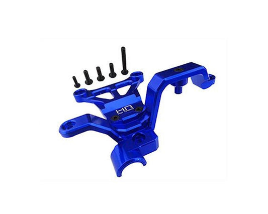 Hot Racing Aluminum Front Upper Chassis Steering Brace for Traxxas X-Maxx (Blue) (HRAXMX12M06)