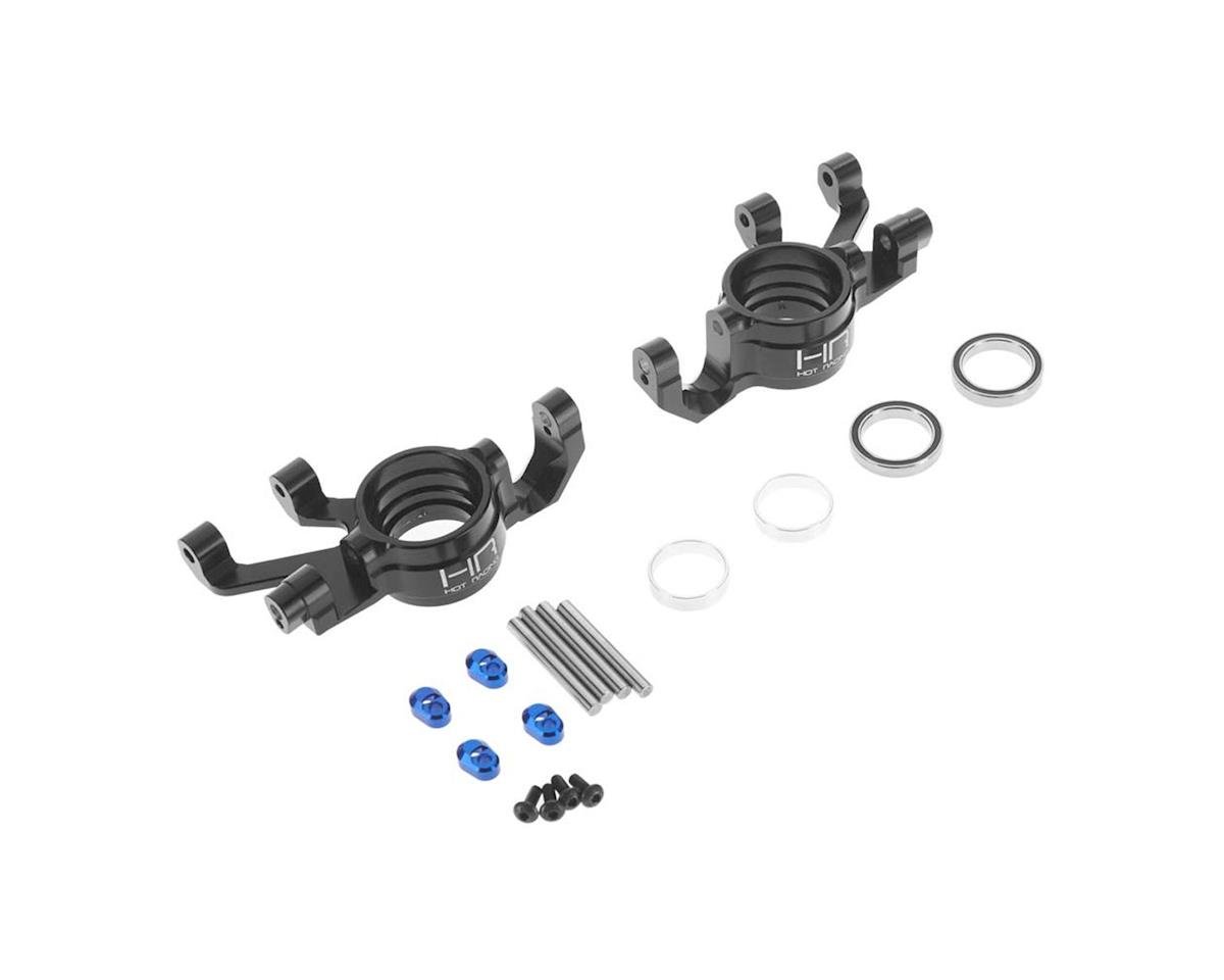 Hot Racing Aluminum Steering Blocks for Traxxas X-Maxx (Black) (HRAXMX2101)