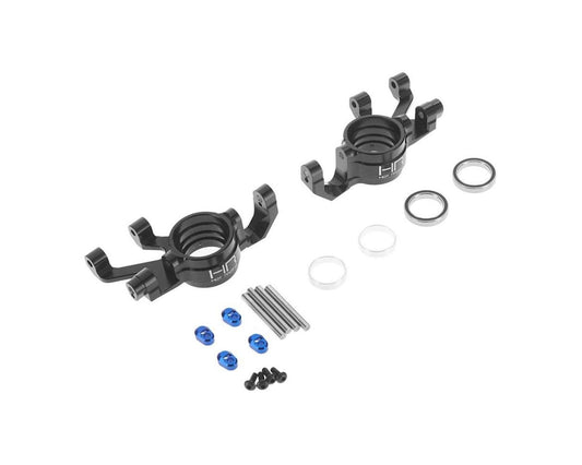 Hot Racing Aluminum Steering Blocks for Traxxas X-Maxx (Black) (HRAXMX2101)