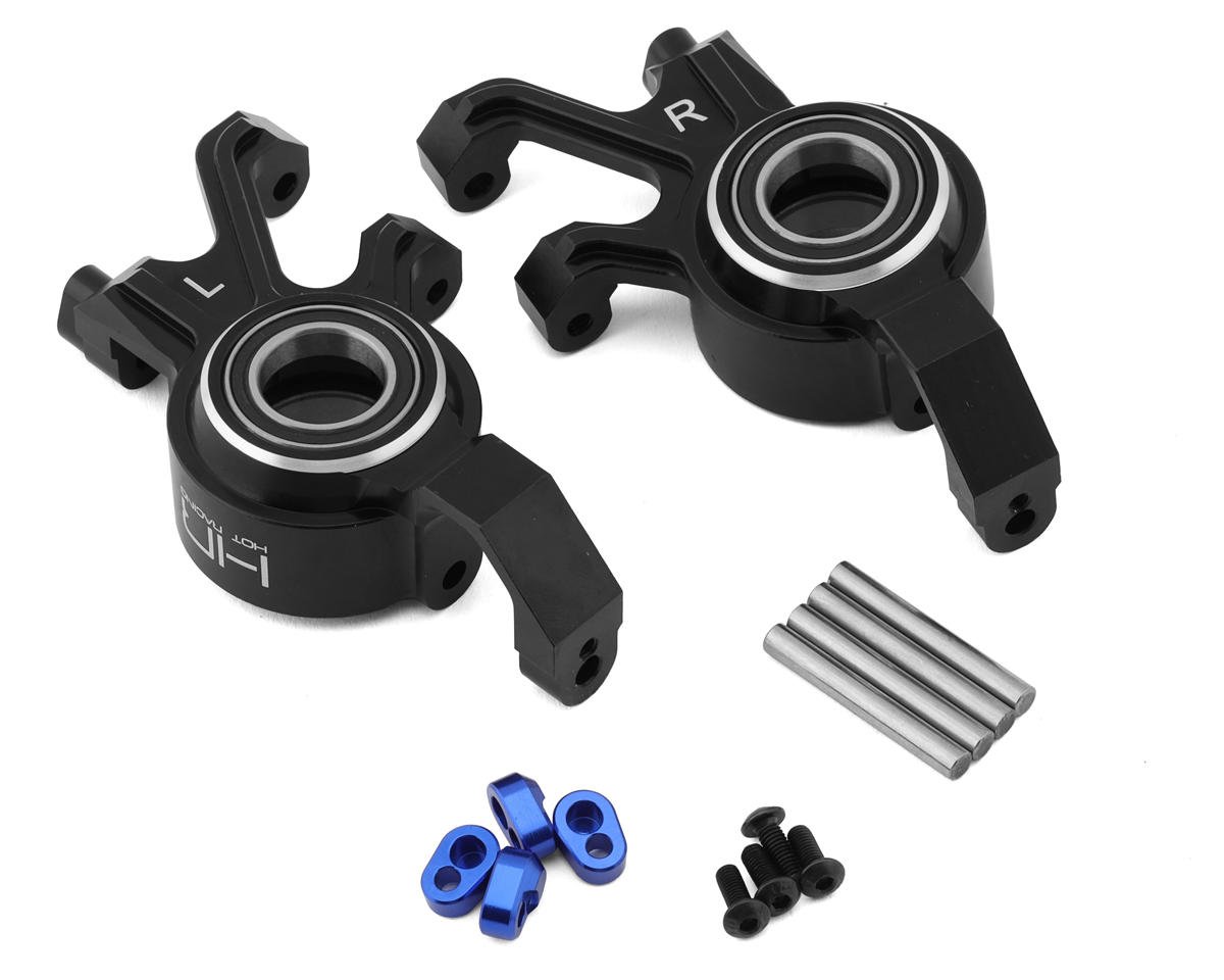 Hot Racing Aluminum Steering Blocks w/Over Size Bearings for Traxxas X-Maxx/XRT (HRAXMX21M01)