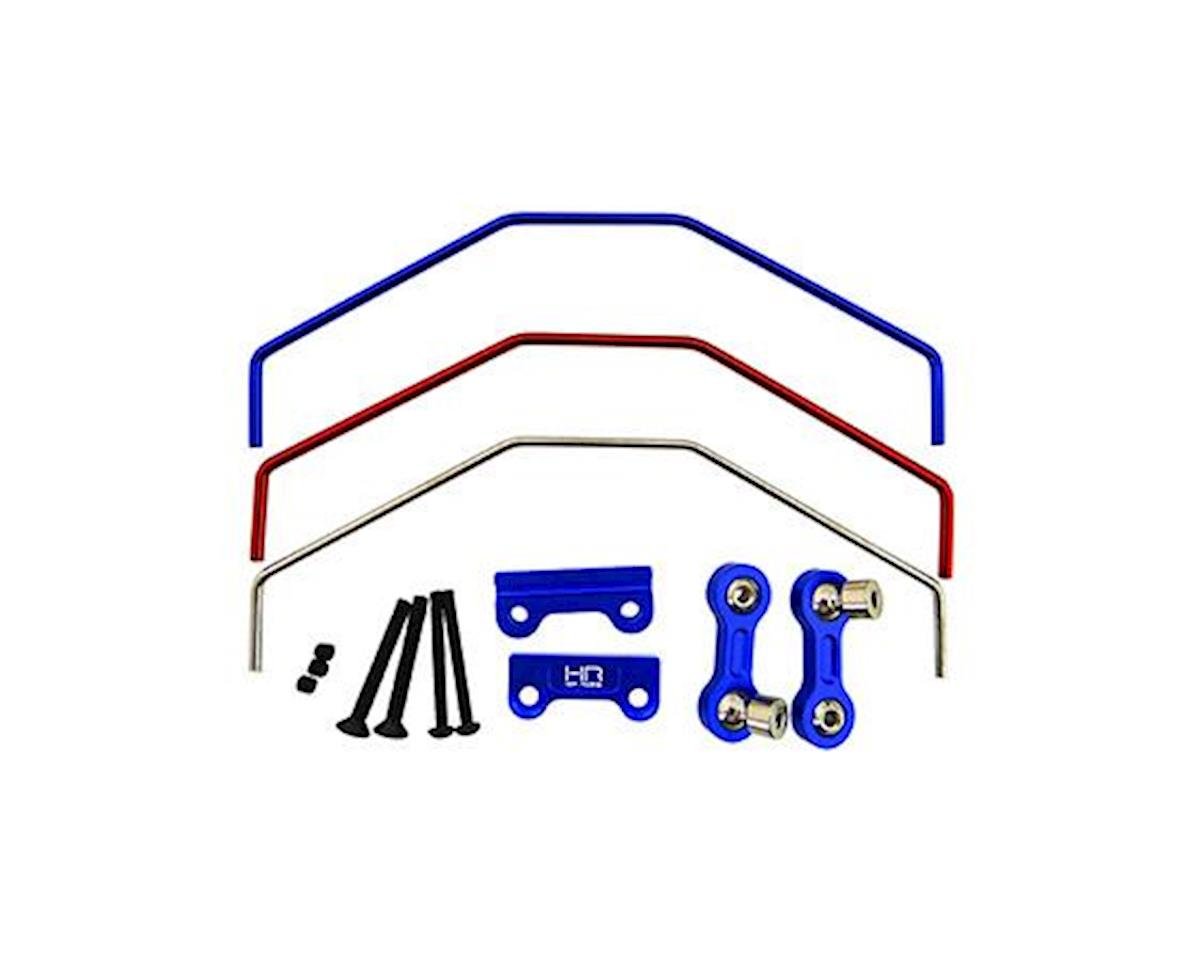 Hot Racing Aluminum Front/Rear Sway Bar Set for Traxxas X-Maxx (Blue) (HRAXMX311X06)