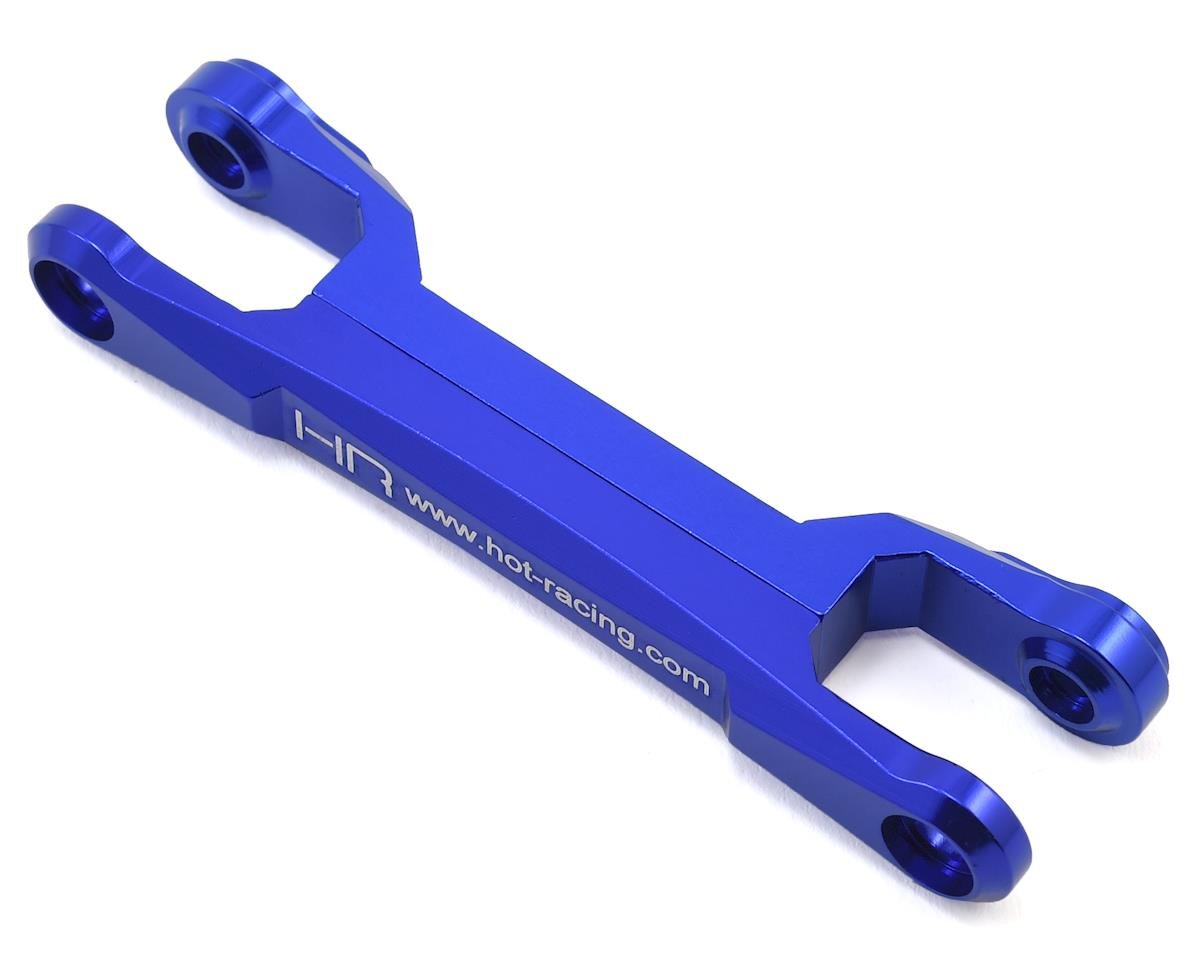 Hot Racing Aluminum Steering Center Brace Draglink for Traxxas X-Maxx (Blue) (HRAXMX4906)