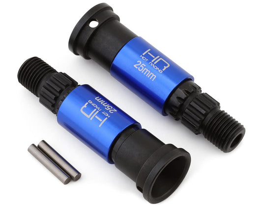 Hot Racing Steel HD CV Drive Axles for Traxxas XRT/X-Maxx (2) (HRAXRT288C25)