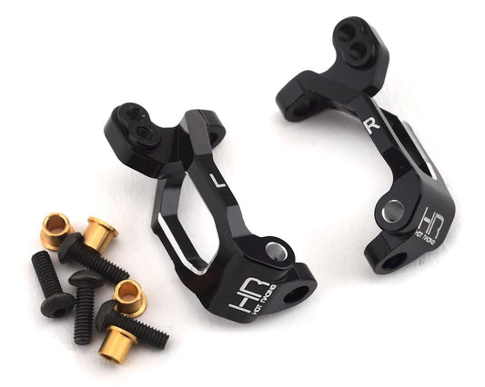 Hot Racing 1/18 Yeti Jr Aluminum C Hub Carrier Set (Black) (HRAYEJ1901)