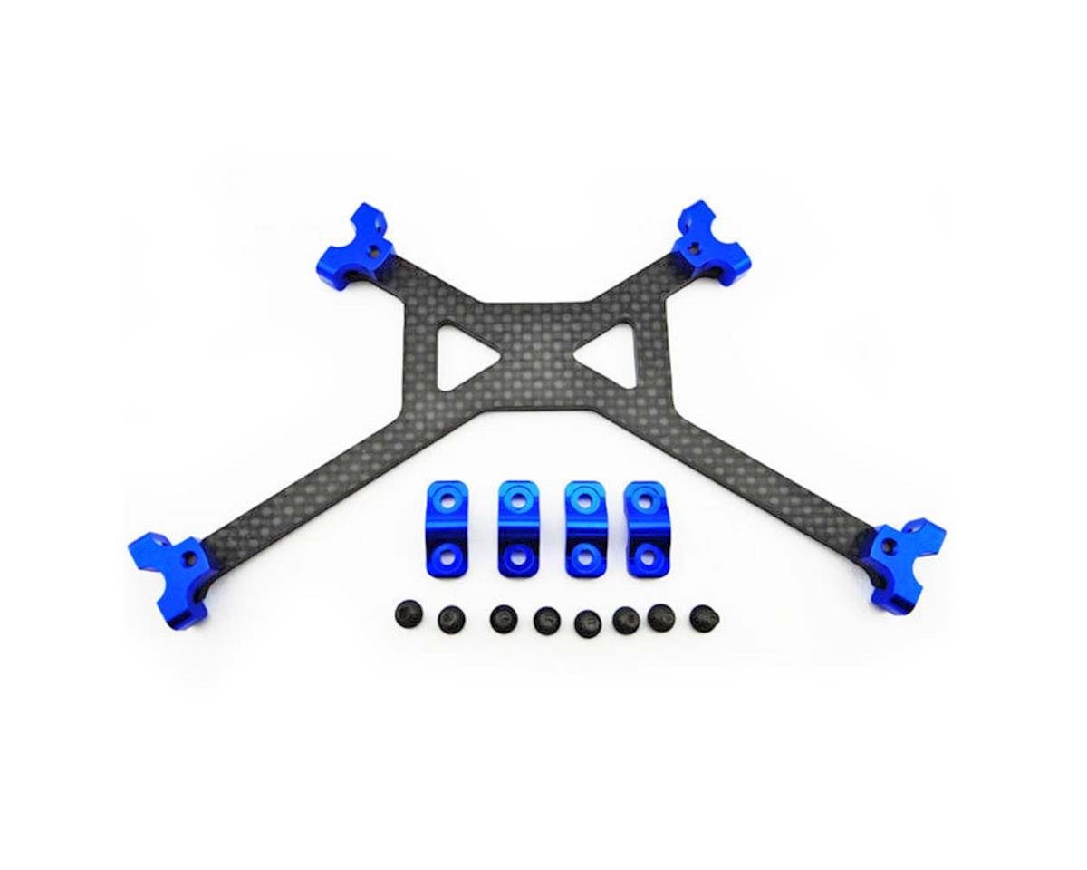 Hot Racing Carbon Fiber Battery Holder Strap AXI Yeti (HRAYET126G06)