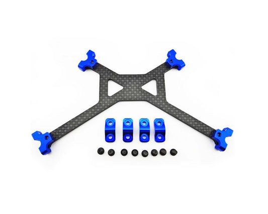 Hot Racing Carbon Fiber Battery Holder Strap AXI Yeti (HRAYET126G06)