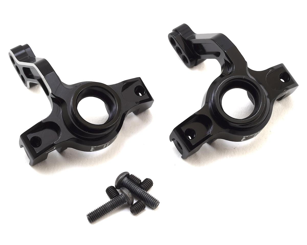 Hot Racing Axial Yeti Aluminum Steering Knuckles (Black) (2) (HRAYET2101)