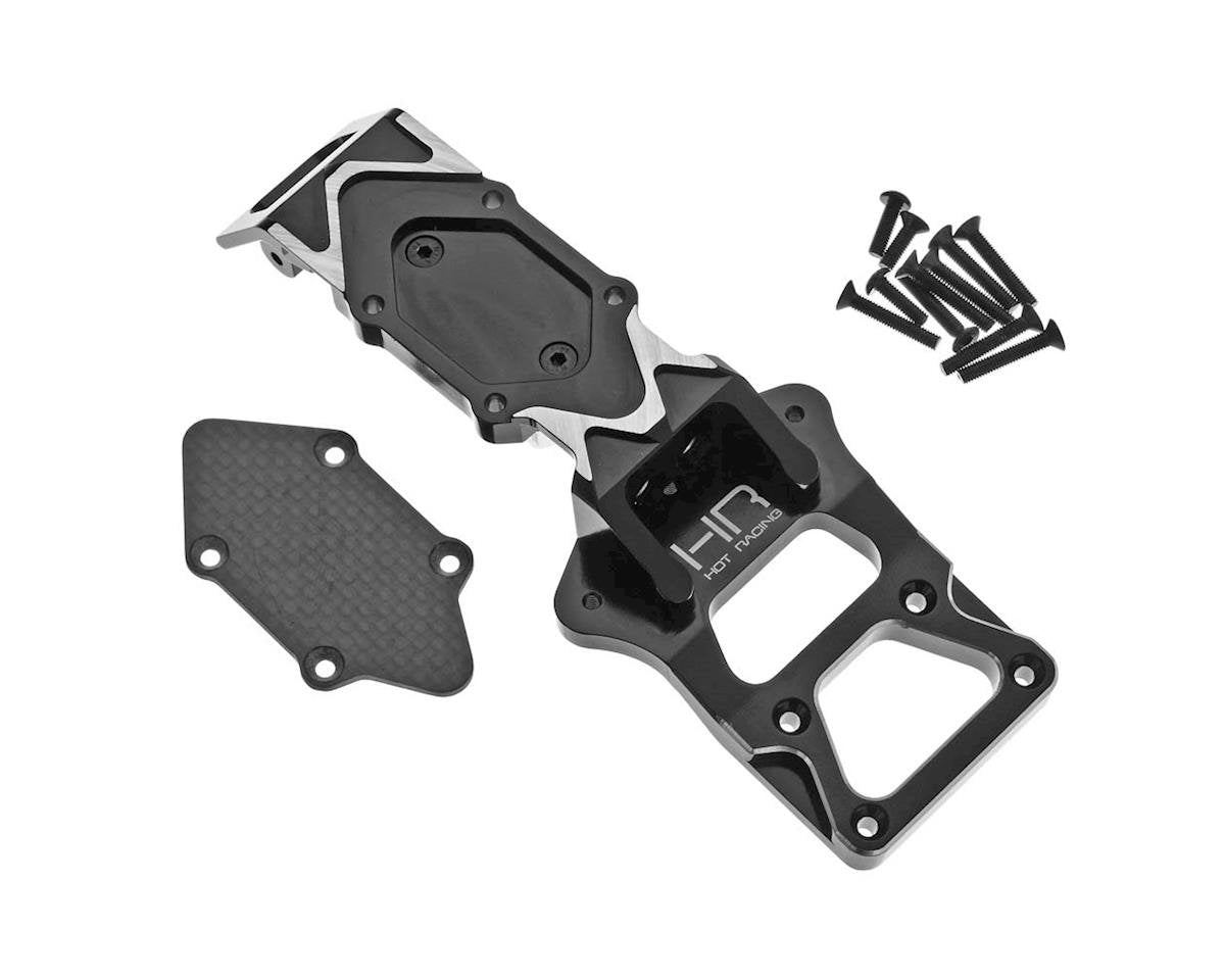 Hot Racing Aluminum & Carbon Fiber Front Bulkhead/Skid Plate Set (HRAYEX331G01)