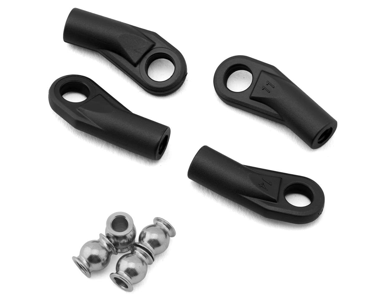 Incision Pro Bent Rod Ends & Pivot Balls (4) (INCIRC00014)