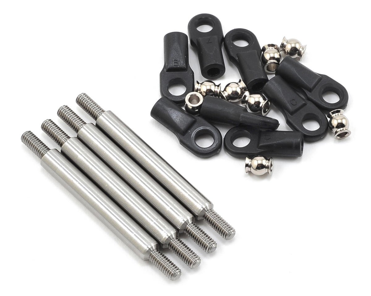 Incision Yeti 1/4 Stainless Steel Front Link Set (4) (INCIRC00050)