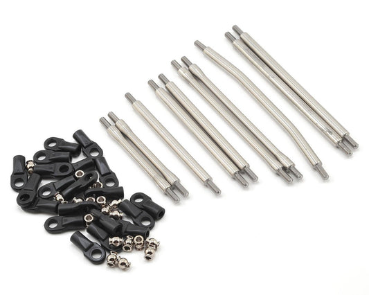 Incision SCX10 II 1/4" Stainless Steel Link Kit (10) (12.3" Wheelbase) (INCIRC00070)