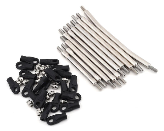 Incision Wraith 1.9/SCX10 II 12" Wheelbase 1/4" Stainless Steel Link Kit (INCIRC00071)