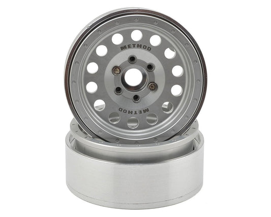 Incision Method 1.9" MR307 Aluminum Beadlock Wheels (2) (Clear) (INCIRC00091)