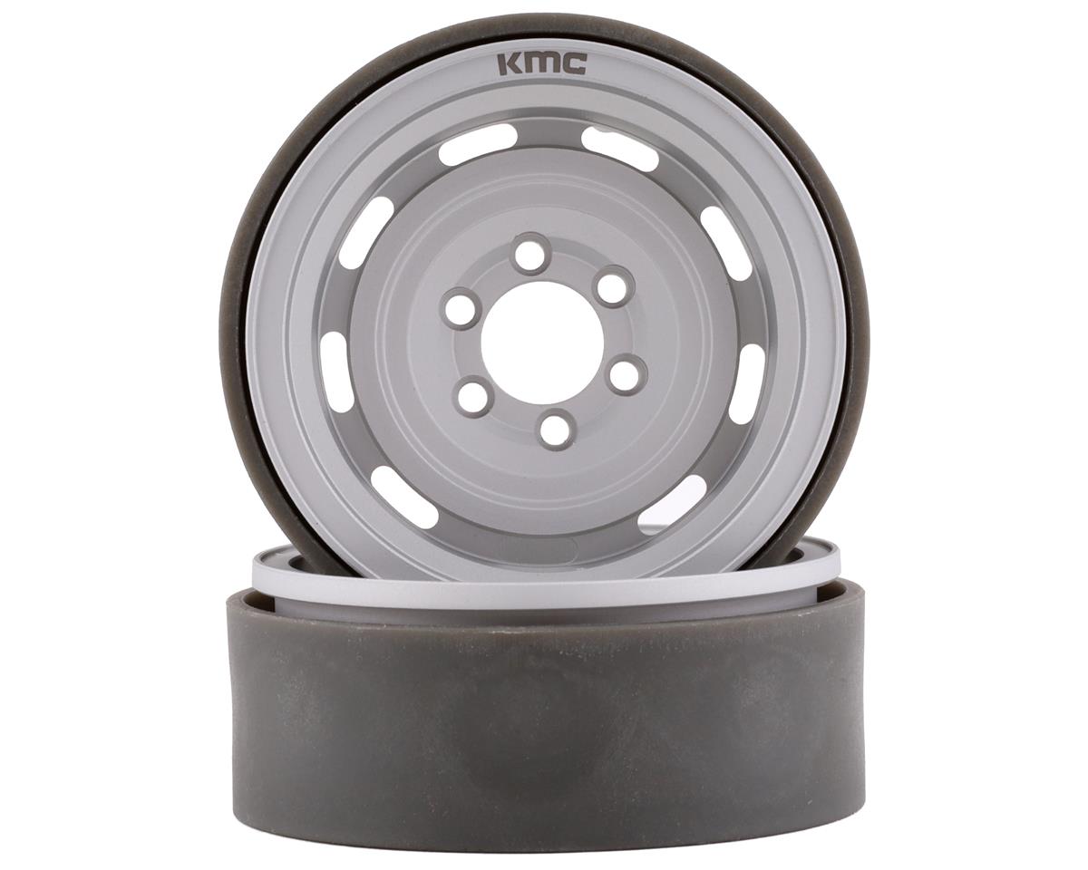 Incision KMC XD720 Roswell 1.9" Beadlock Wheels (Satin) (2) (INCIRC00241)
