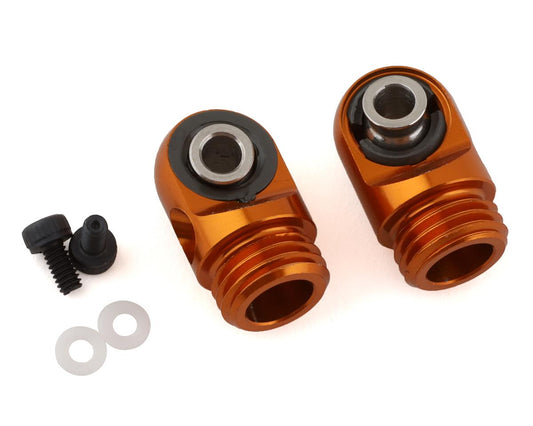 Incision S8E Machined Aluminum Shock Caps (Orange) (2) (INCIRC00515)
