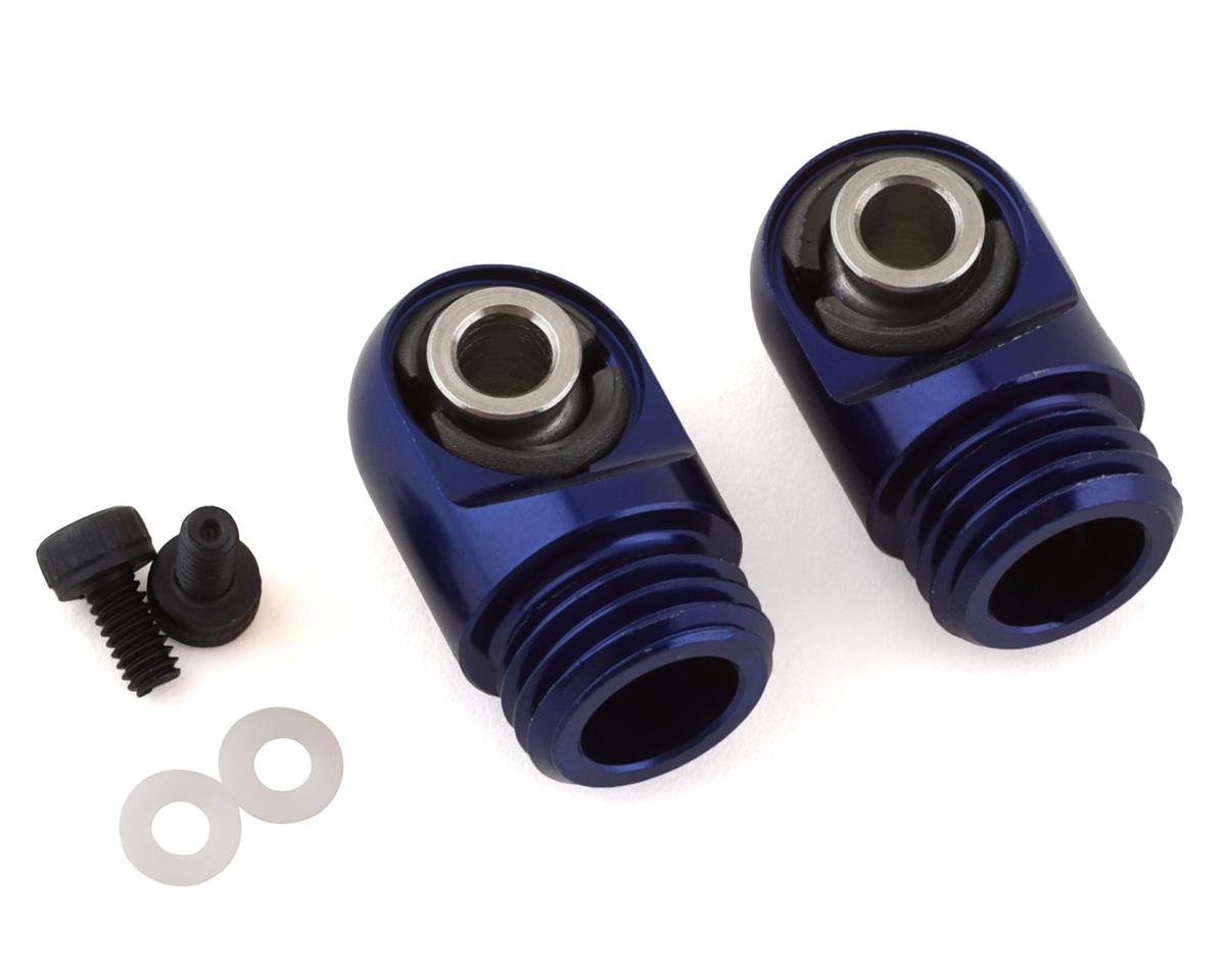 Incision S8E Machined Aluminum Shock Caps (Blue) (2) (INCIRC00516)