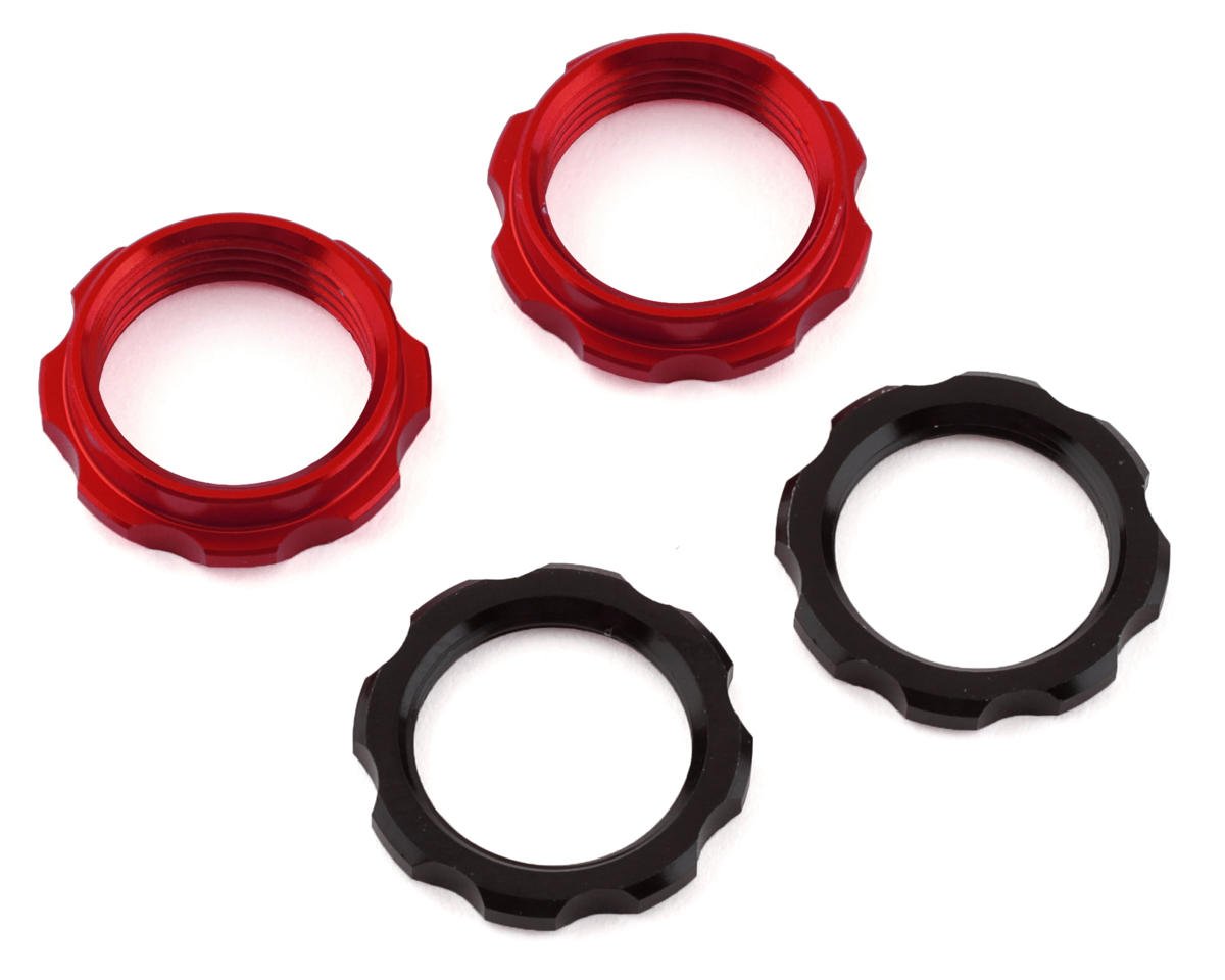 Incision S8E Machined Spring Collars (Red) (INCIRC00525)