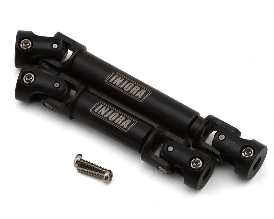 INJORA - Hardened Steel Drive Shafts Set for Traxxas® TRX4M™ (Defender/Bronco) (4M-50BK)