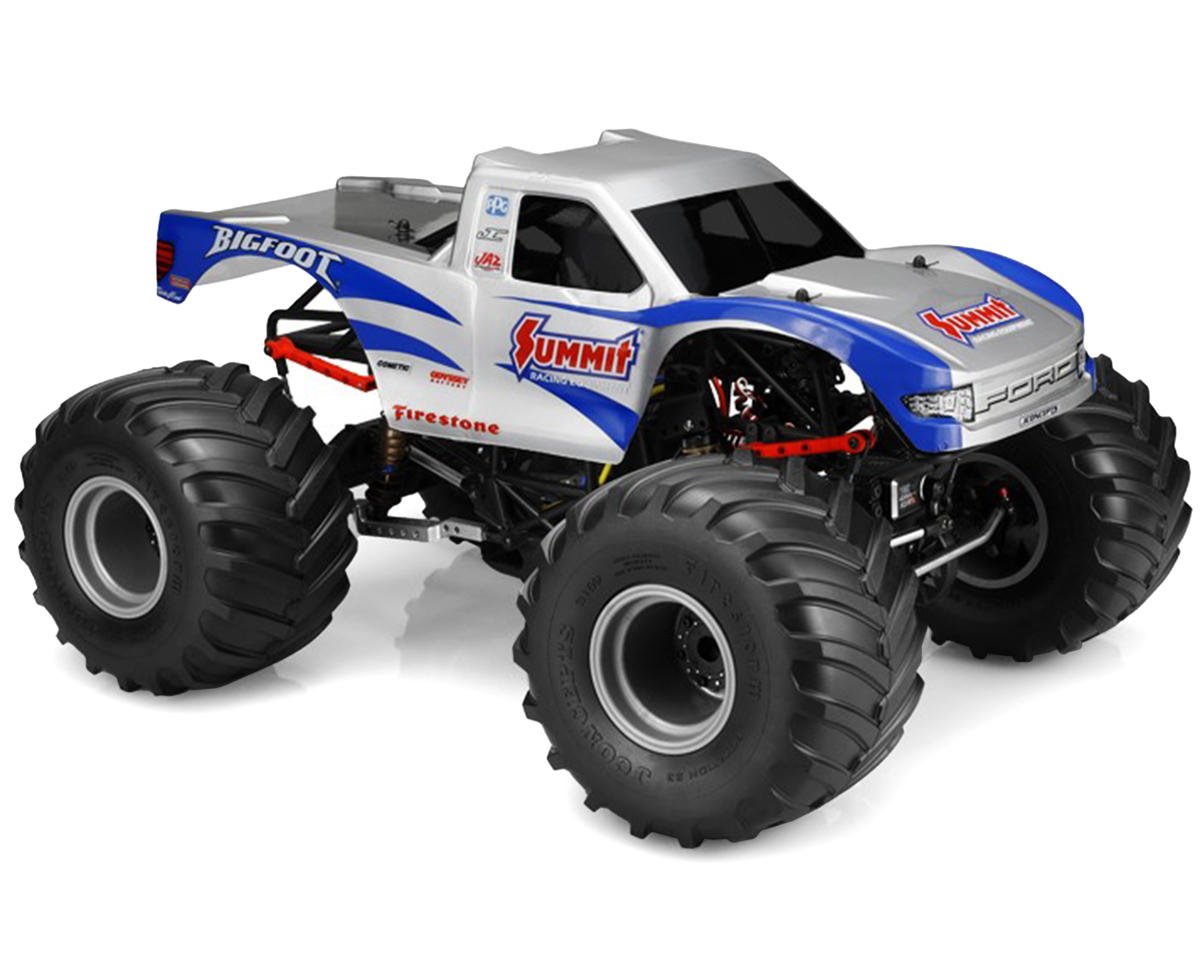 JConcepts 2010 Ford Raptor "BIGFOOT" Summit Racing Scallop Monster Truck Body (JCO0274SRBF)