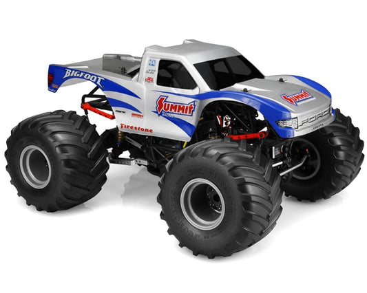 JConcepts 2010 Ford Raptor "BIGFOOT" Summit Racing Scallop Monster Truck Body (JCO0274SRBF)