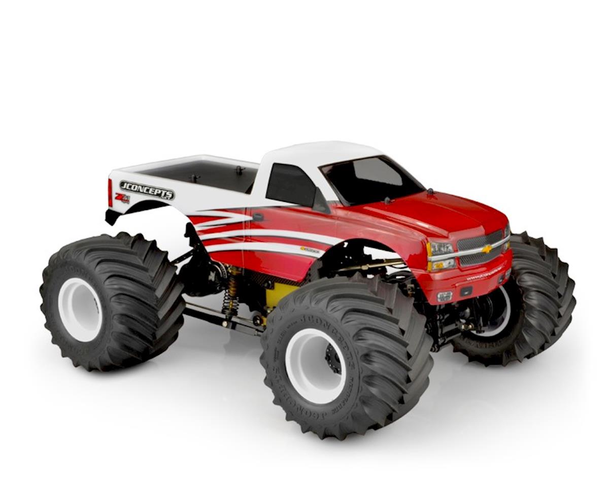 JConcepts 2005 Chevy 1500 MT Single Cab Monster Truck Body (Clear) (JCO0399)