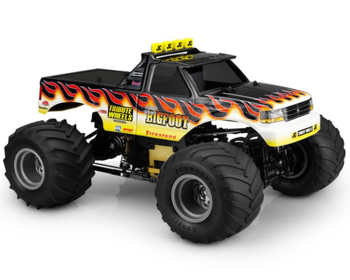 JConcepts 1993 Ford F250 Raptor "BIGFOOT" Monster Truck Body (Clear) (13") (JCO0404TW)