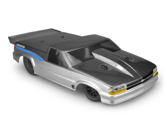 JConcepts 2002 Chevy S10 Drag Truck Street Eliminator Drag Racing Body (Clear) (JCO0413)