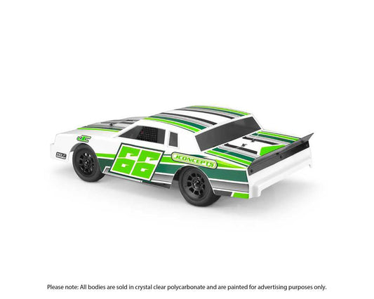 JConcepts 1987 Chevy Monte Carlo Street Stock Dirt Oval Body (Clear) (JCO0422L)