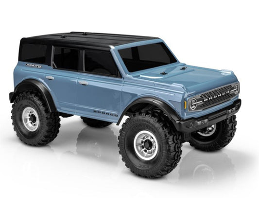 JConcepts 2021 Ford Bronco 4 Door Rock Crawler Pre-Trimmed Body (Clear) (12.3") (JCO0437)