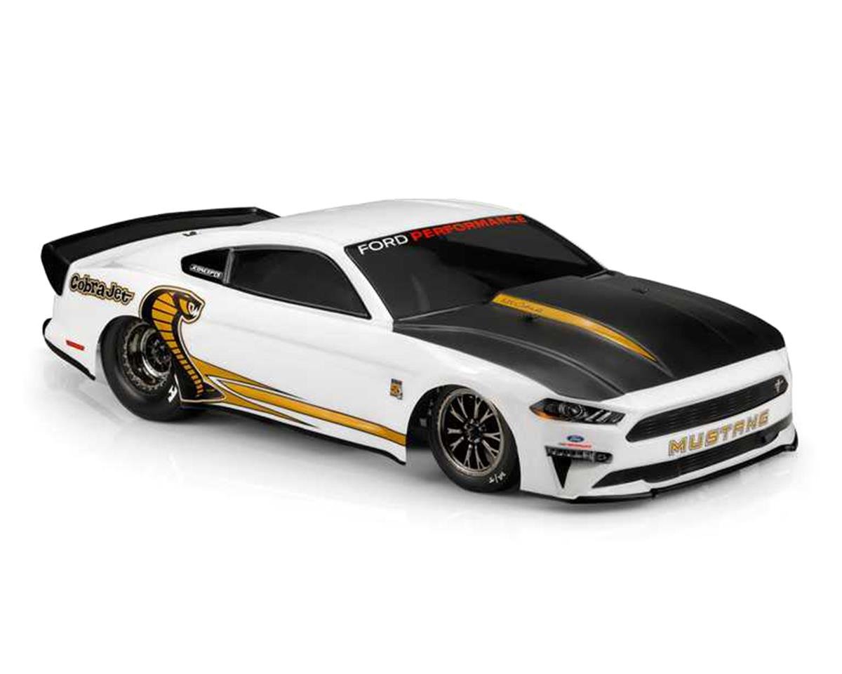 JConcepts 2018 Ford Mustang Cobra Jet Street Eliminator Drag Racing Body (Clear) (JCO0442)