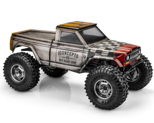 JConcepts JCI Warlord Pre-Trimmed 1/10 Tucked Rock Crawler Body (Clear) (12.3") (JCO0457)