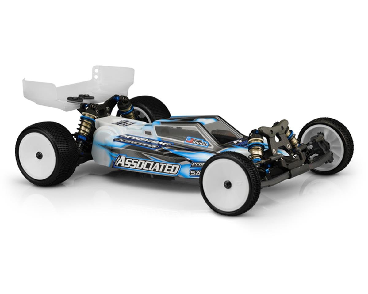 JConcepts RC10 B6.4/B6.4D "F2" Body w/Carpet Wing (Clear) (JCO0475)