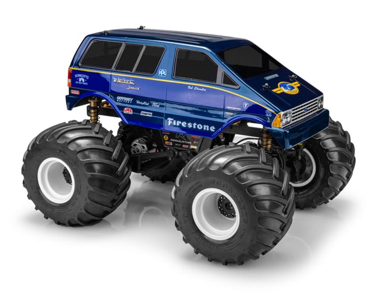 JConcepts 1985 Ford Aerostar "BIGFOOT" Shuttle Regulator Body (Clear) (JCO0484)