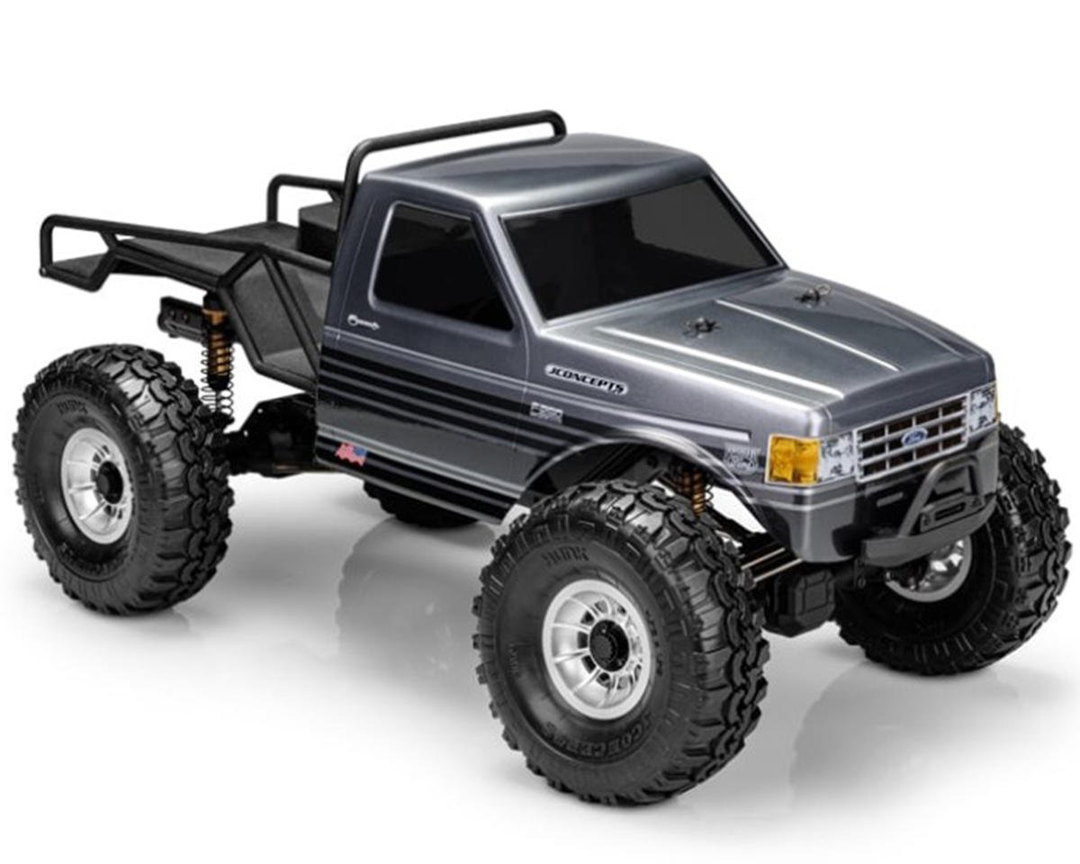 JConcepts Tuck 1989 Ford F-150 Rock Crawler Body (Cab Only) (Clear) (12.3") (JCO0485)