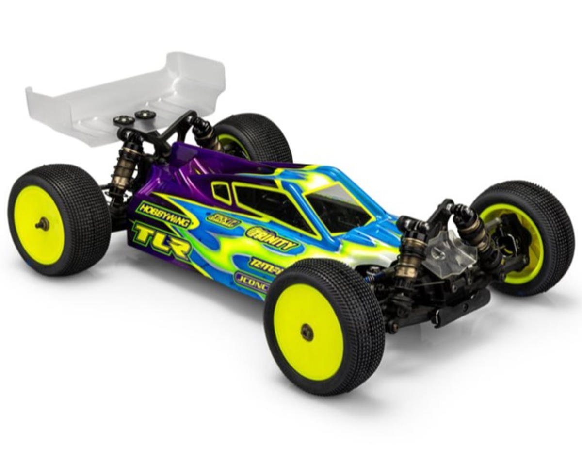 JConcepts 22X-4 "P2" 1/10 Buggy Body w/Carpet Wing (Clear) (Lighweight) (JCO0495L)