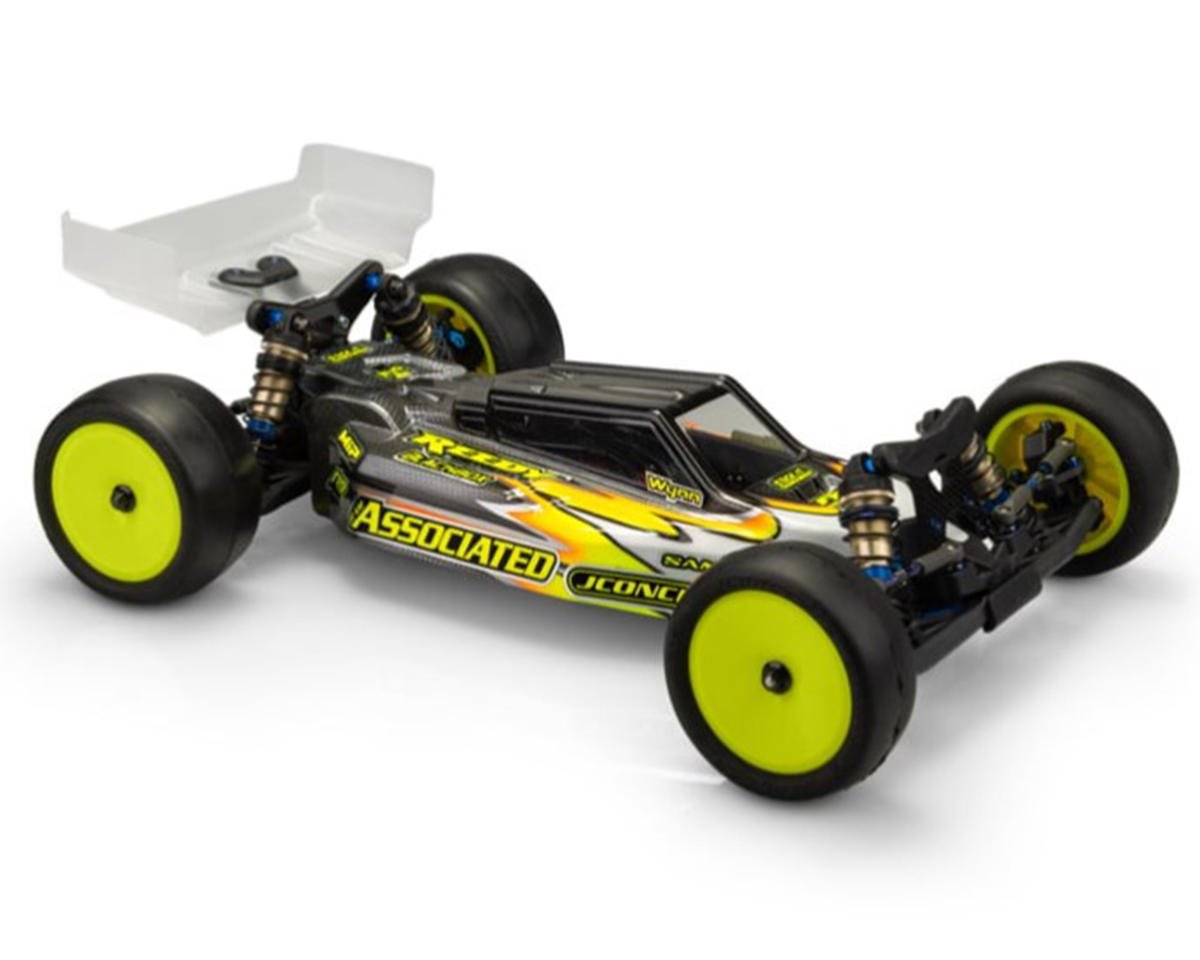 JConcepts RC10 B7/B7D "F2" Body w/Turf & Carpet Wings (Clear) (Light Weight) (JCO0614L)