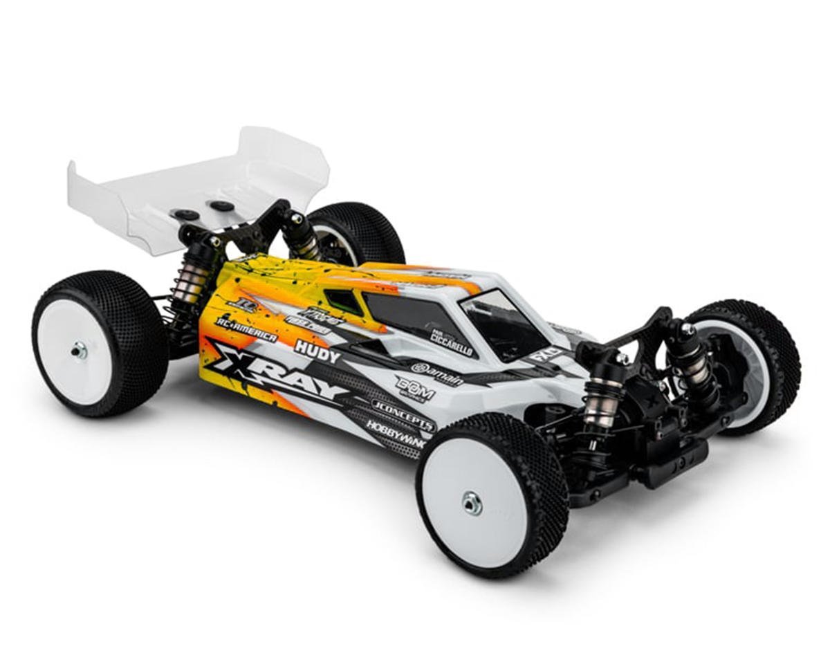 JConcepts XRAY XB4 2024 "S2" 1/10 Buggy Body w/Two Wings (Clear) (JCO0643)