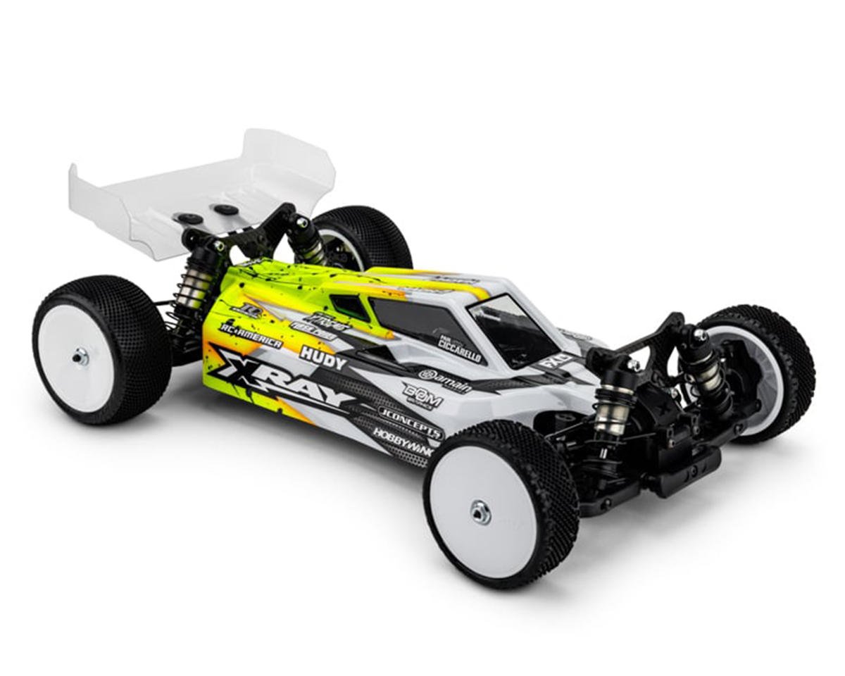 JConcepts XRAY XB4 2024 "S2" 1/10 Buggy Body w/Two Wings (Clear) (Lightweight) (JCO0643L)