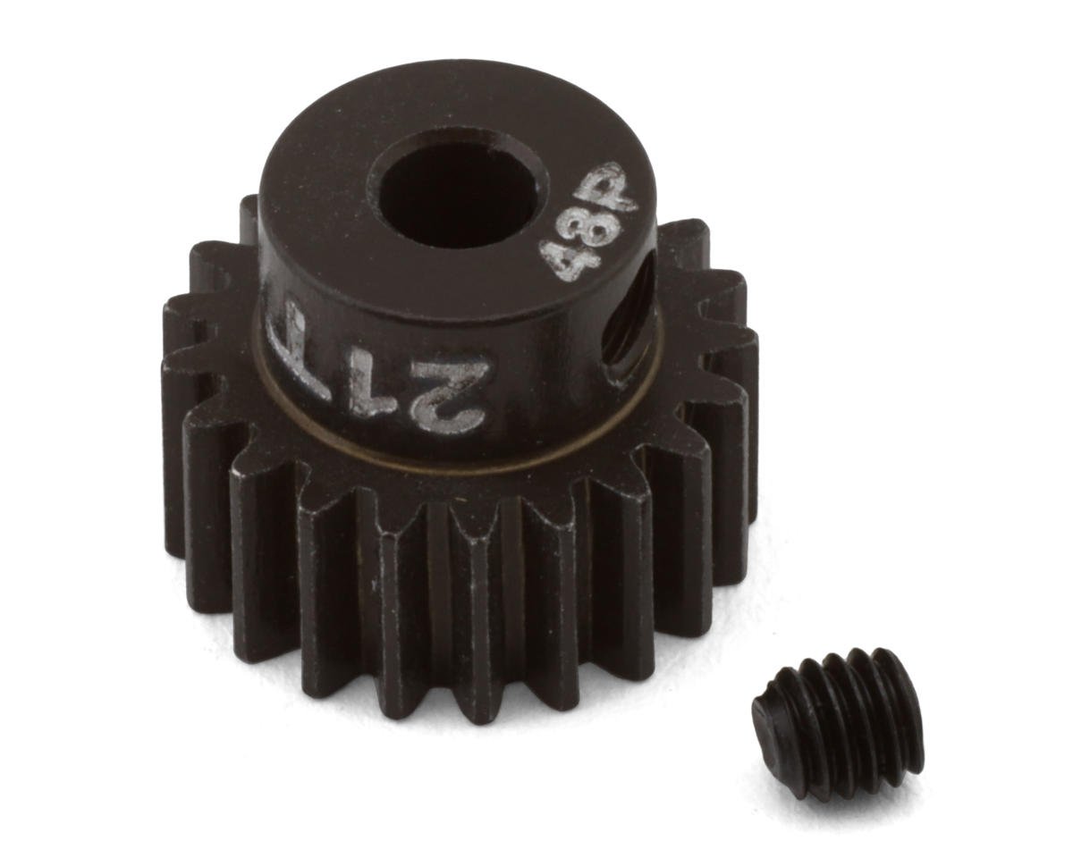JConcepts 48P CNC-Machined Aluminum Silent Speed Pinion Gear (21T) (JCO2107)