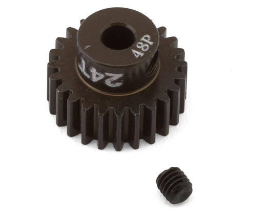 JConcepts 48P CNC-Machined Aluminum Silent Speed Pinion Gear (24T) (JCO2110)
