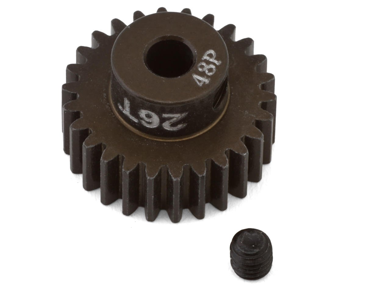 JConcepts 48P CNC-Machined Aluminum Silent Speed Pinion Gear (26T) (JCO2112)