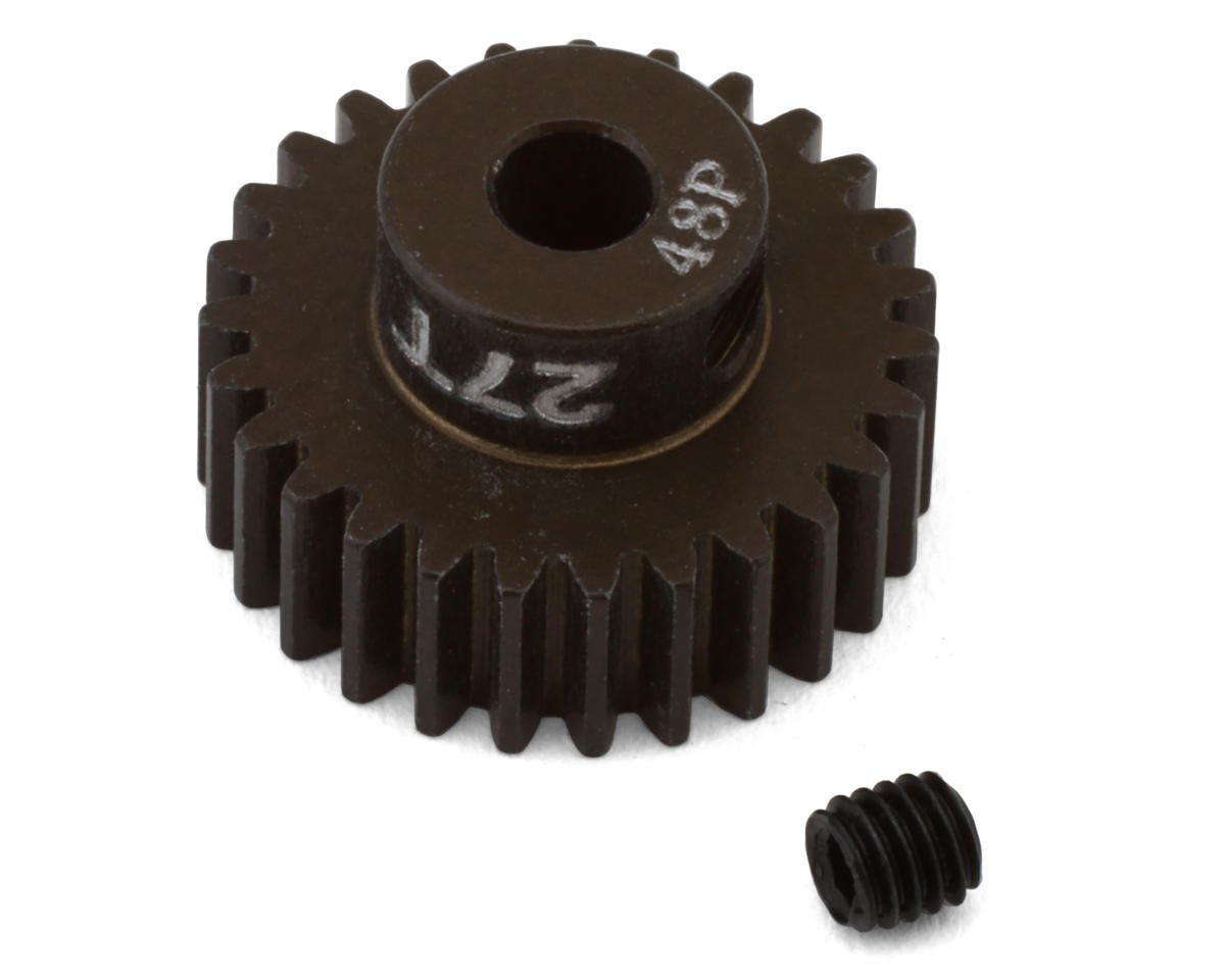 JConcepts 48P CNC-Machined Aluminum Silent Speed Pinion Gear (27T) (JCO2113)