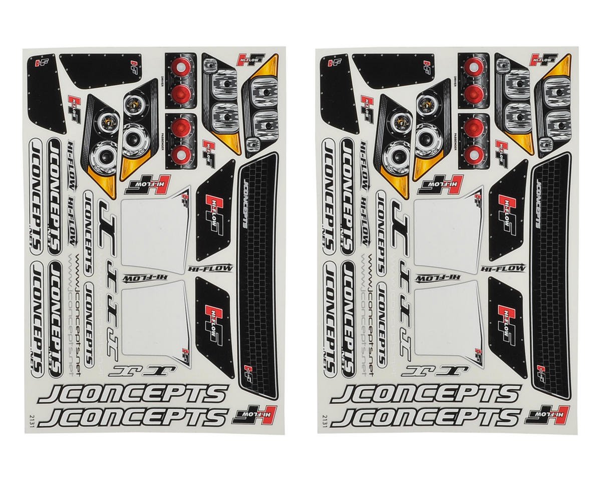 JConcepts SCT Hi-Flow Decal Sheet (2) (JCO2131)