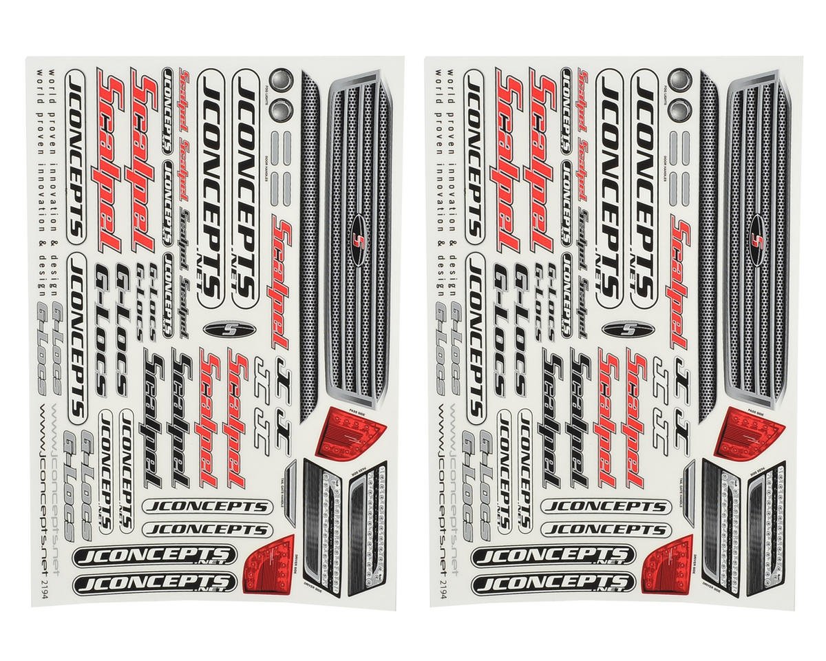 JConcepts Scalpel Decal Sheet (JCO2194)